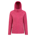 Bright Pink - Front - Mountain Warehouse Womens-Ladies Nevis Full Zip Hoodie