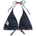 Orange - Back - Animal Womens-Ladies Iona Leaf Print Halter Neck Bikini Top