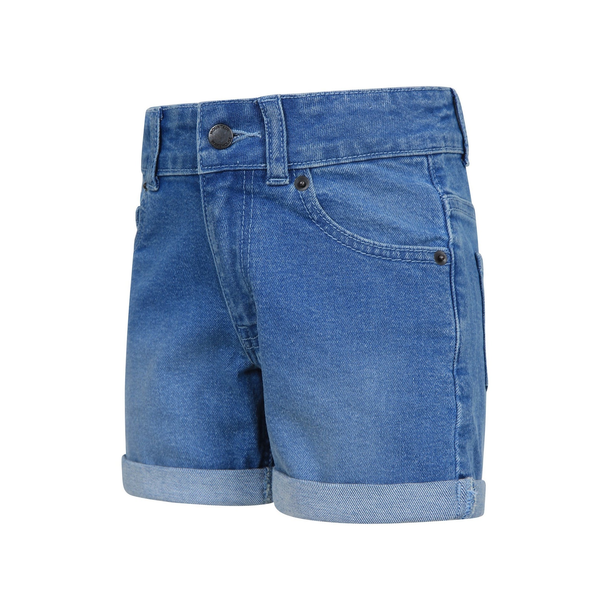 Denim - Side - Mountain Warehouse Childrens-Kids Denim Shorts