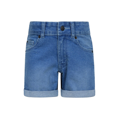 Denim - Front - Mountain Warehouse Childrens-Kids Denim Shorts