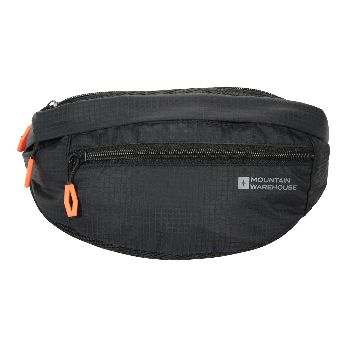 Black - Front - Mountain Warehouse Mission Bum Bag