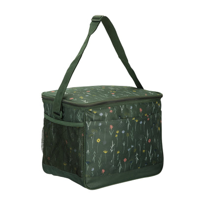 Khaki Green - Back - Mountain Warehouse 25L Floral Cooler Bag