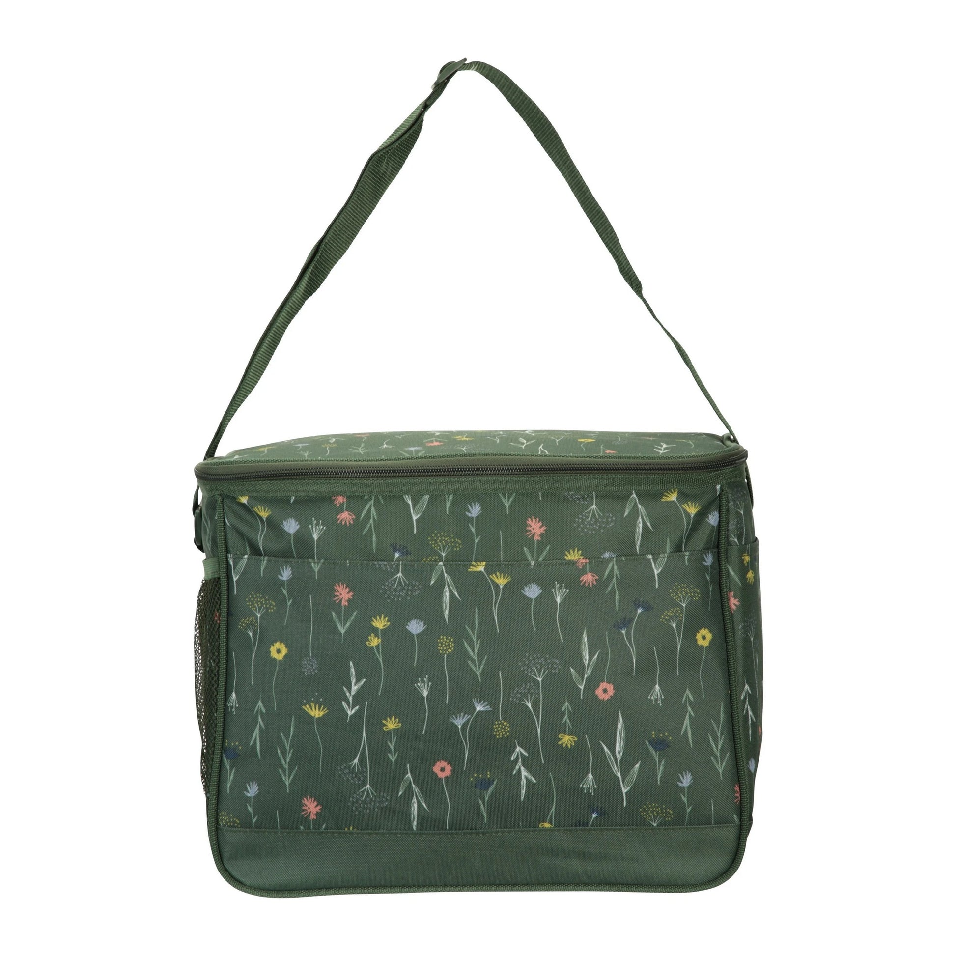 Khaki Green - Front - Mountain Warehouse 25L Floral Cooler Bag