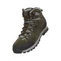Khaki Green - Front - Mountain Warehouse Mens Extreme Excursion Suede Walking Boots