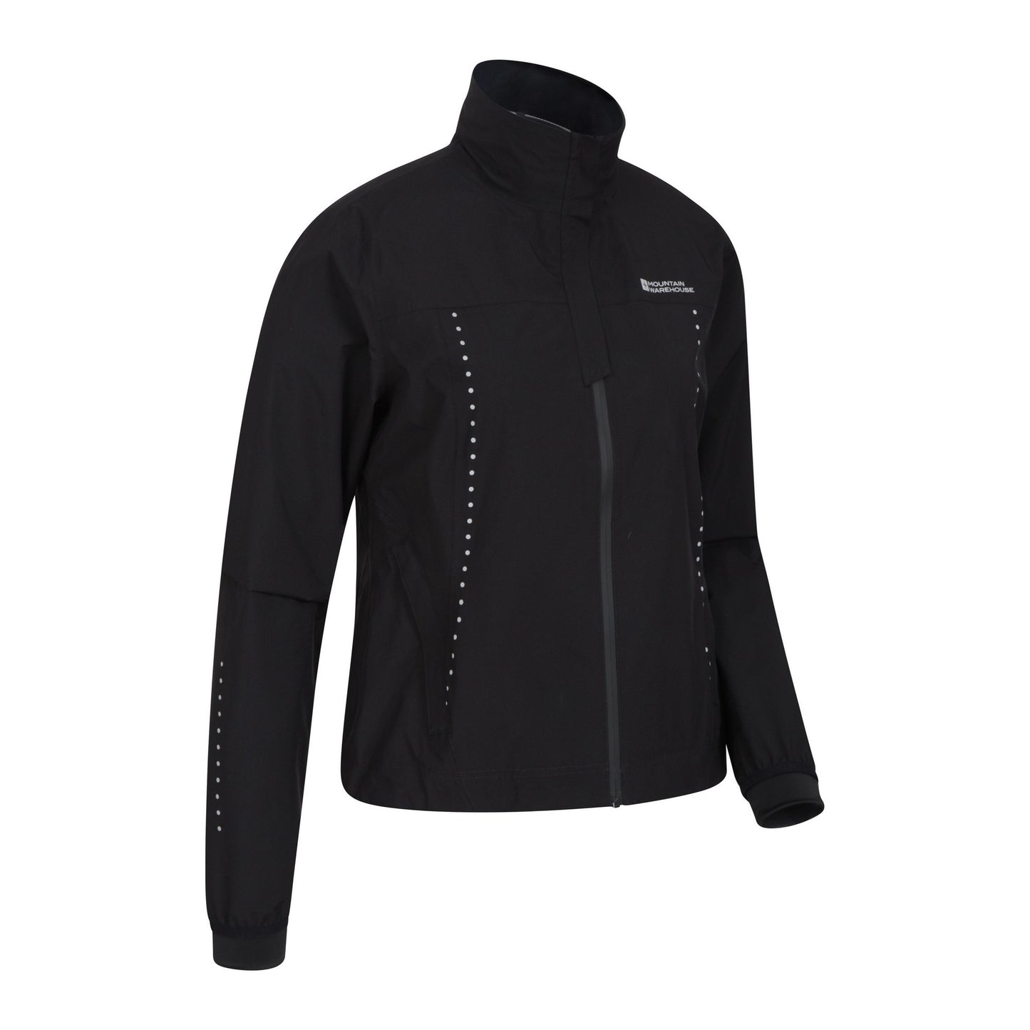 Black - Lifestyle - Mountain Warehouse Womens-Ladies Pro 2.5 Layer Cycling Jacket