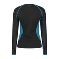 Navy - Front - Mountain Warehouse Womens-Ladies Fistral Contrast Detail Rash Top