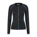 Teal - Front - Mountain Warehouse Womens-Ladies Fistral Contrast Detail Rash Top