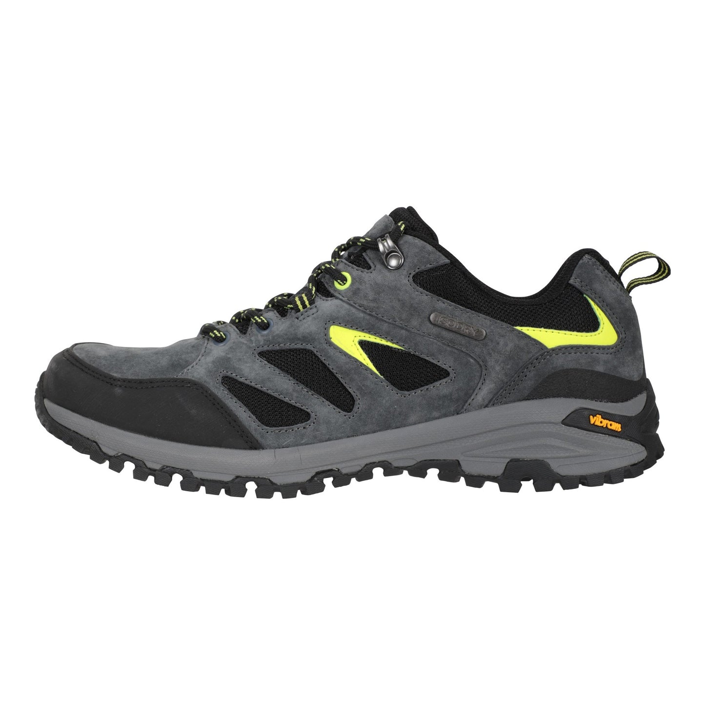 Grey - Back - Mountain Warehouse Mens Extreme Thunder Wolverine Suede Walking Boots