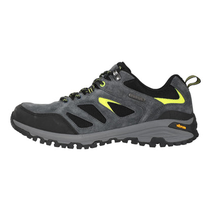 Grey - Back - Mountain Warehouse Mens Extreme Thunder Wolverine Suede Walking Boots