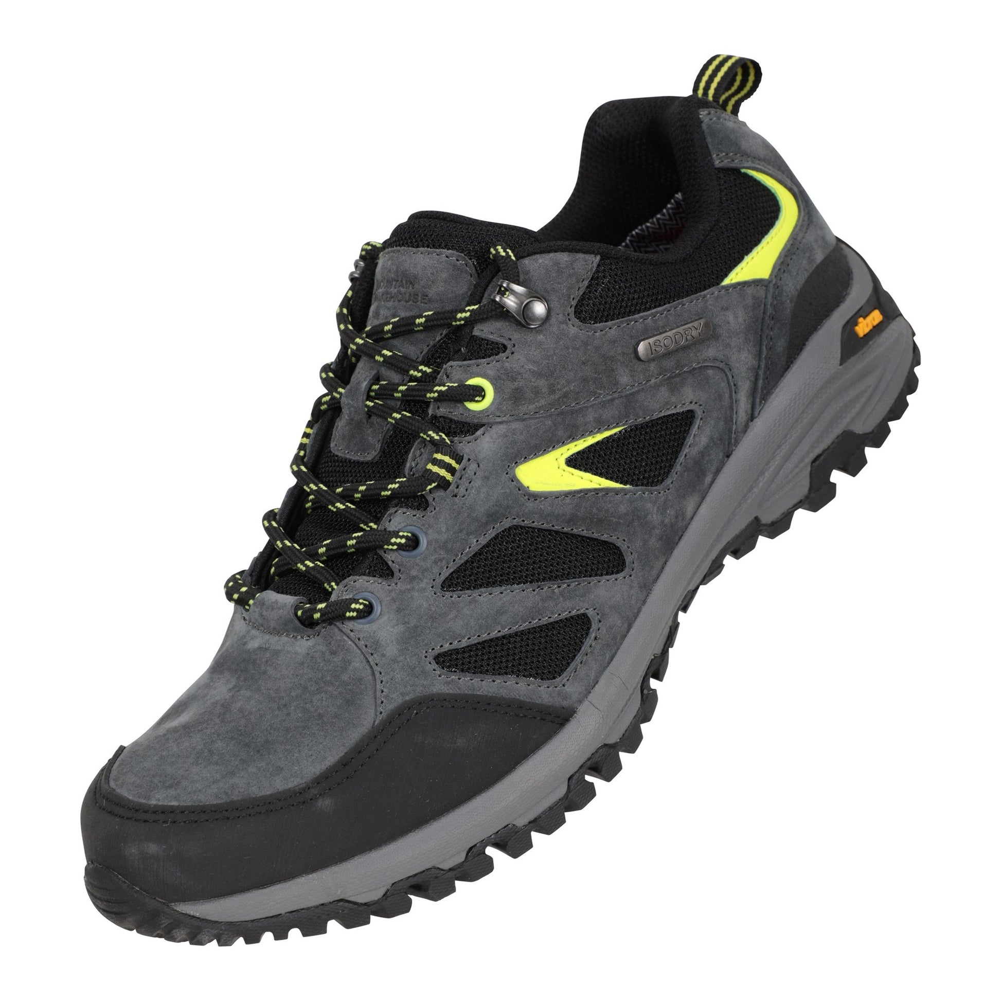 Grey - Front - Mountain Warehouse Mens Extreme Thunder Wolverine Suede Walking Boots