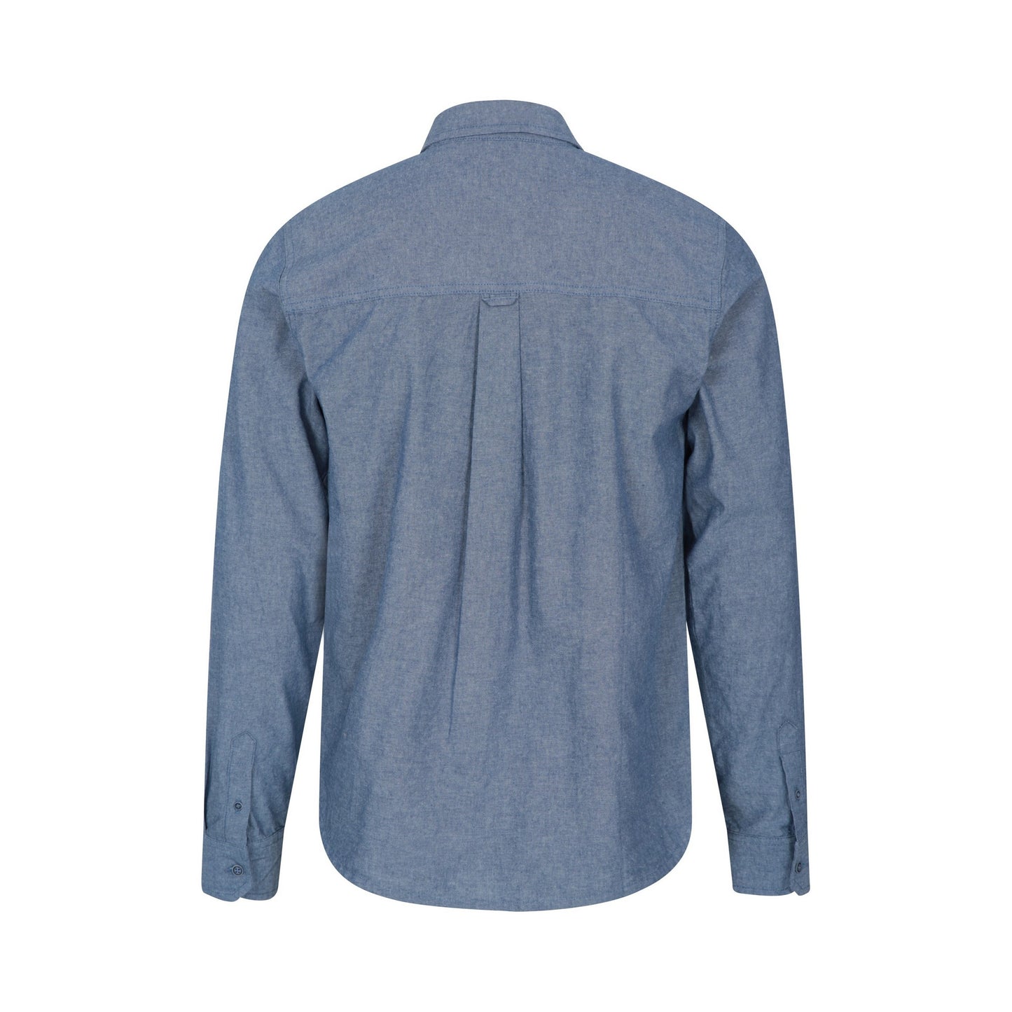 Denim - Back - Mountain Warehouse Mens Driftwood Chambray Organic Shirt