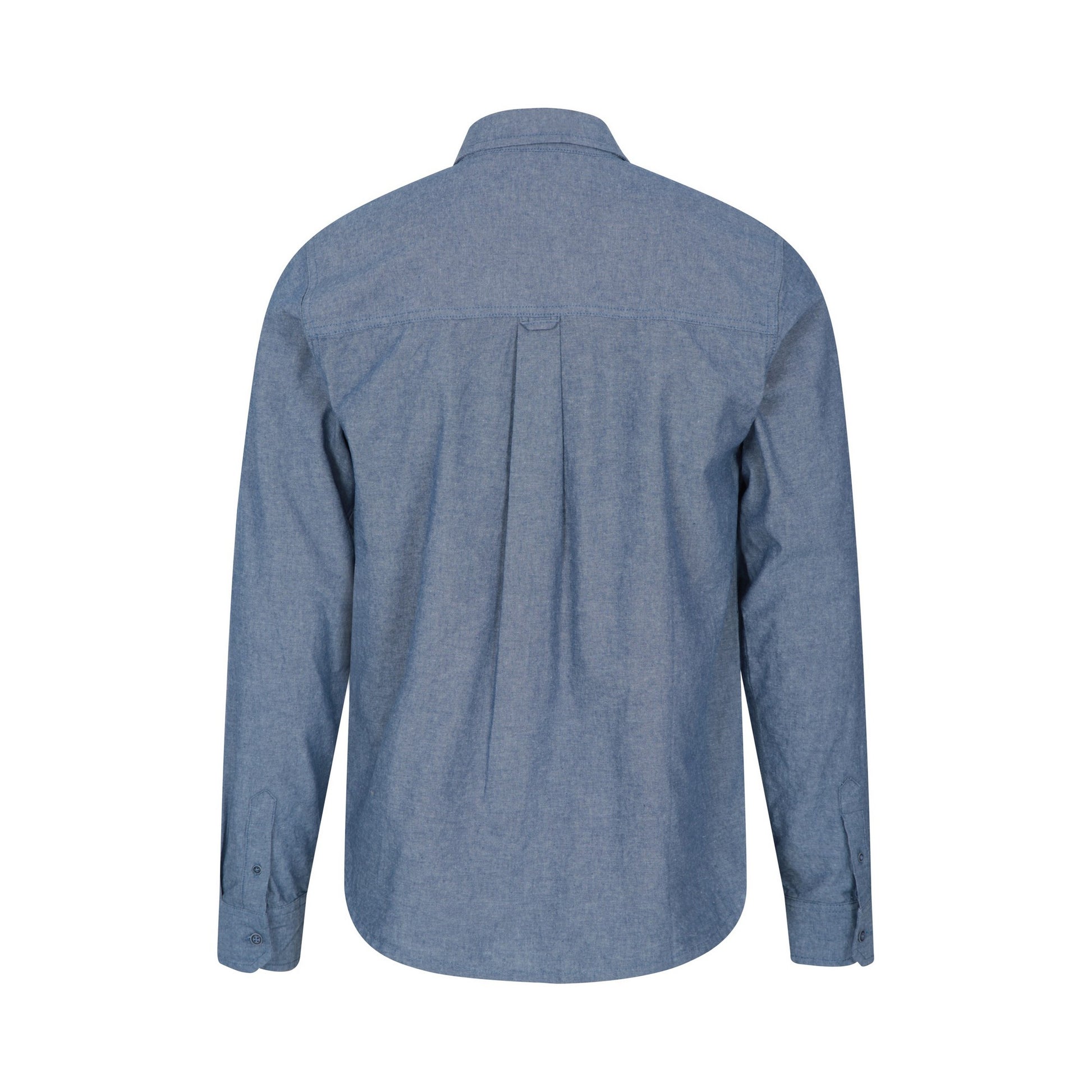 Denim - Back - Mountain Warehouse Mens Driftwood Chambray Organic Shirt