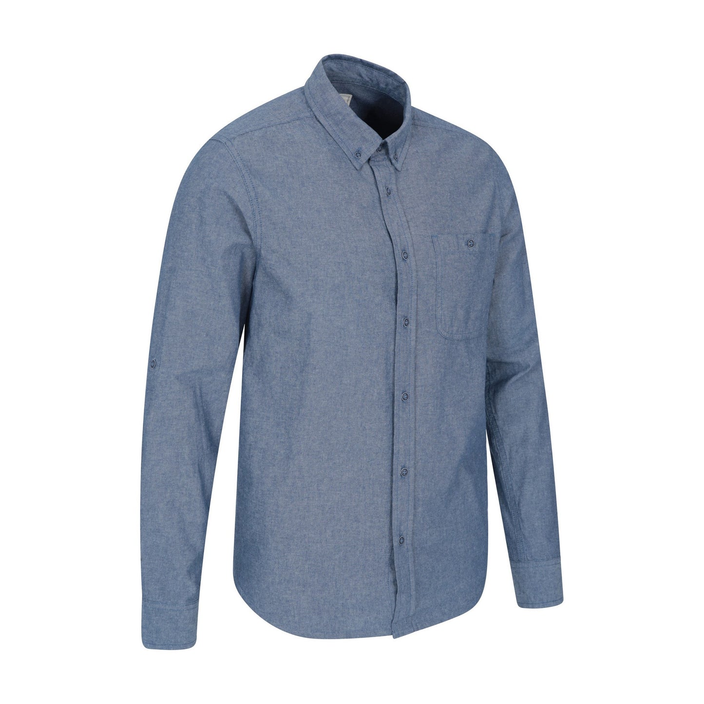 Denim - Lifestyle - Mountain Warehouse Mens Driftwood Chambray Organic Shirt