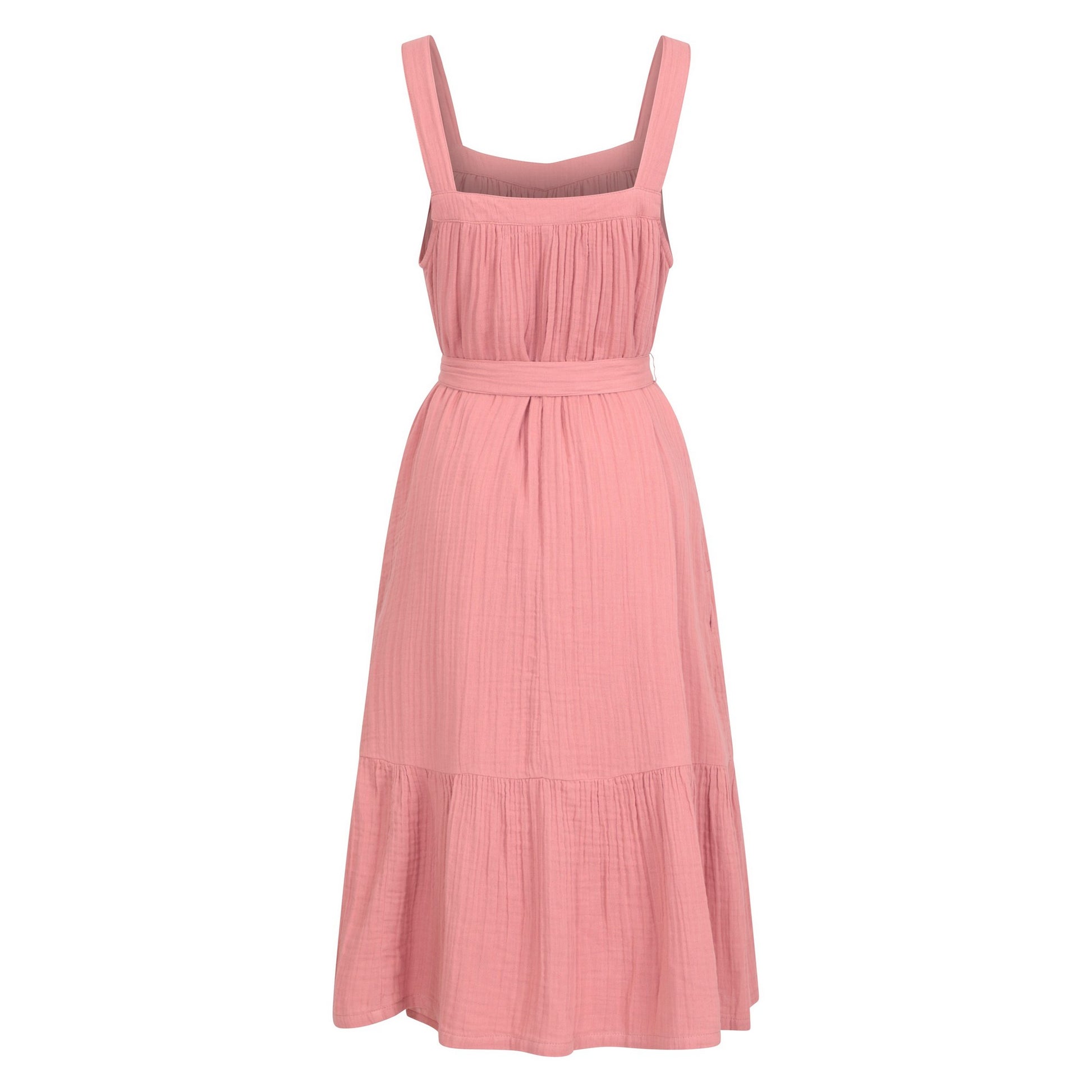 Blush - Back - Mountain Warehouse Womens-Ladies Hawaii Strappy Waist Tie Summer Dress