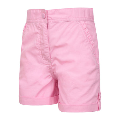 Pale Pink - Side - Mountain Warehouse Childrens-Kids Shore Shorts