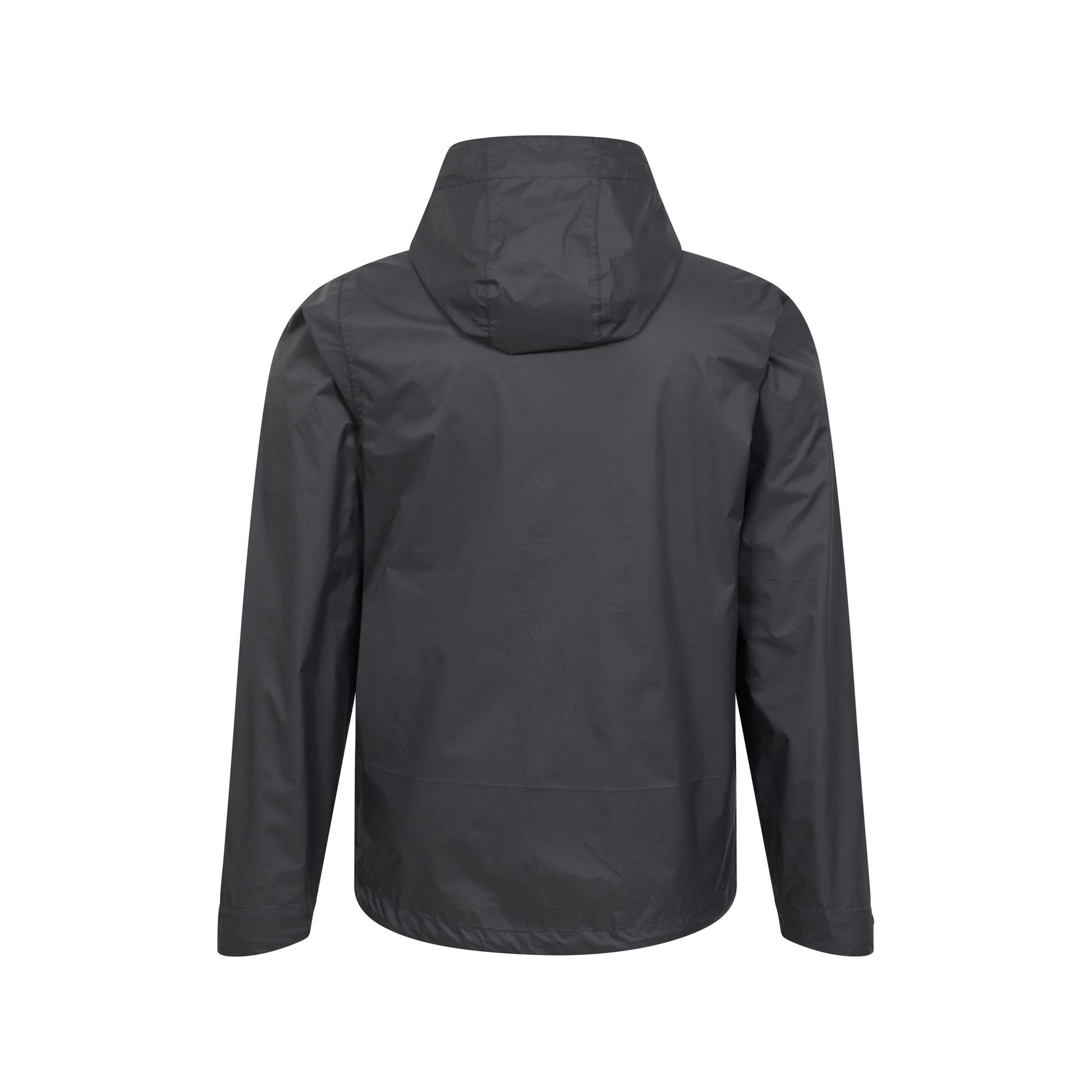 Dark Grey - Back - Mountain Warehouse Mens Packaway Waterproof Jacket