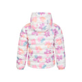 Pink - Back - Mountain Warehouse Childrens-Kids Seasons Floral Padded Jacket