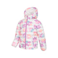 Pink - Side - Mountain Warehouse Childrens-Kids Seasons Floral Padded Jacket