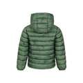 Khaki Green - Back - Mountain Warehouse Childrens-Kids Seasons Dinosaur Padded Jacket
