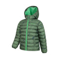 Khaki Green - Side - Mountain Warehouse Childrens-Kids Seasons Dinosaur Padded Jacket