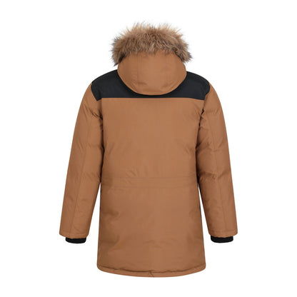 Tan - Back - Mountain Warehouse Mens Antarctic Extreme Waterproof Jacket