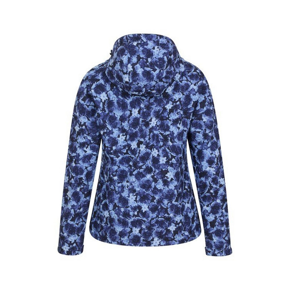 Navy-Light Blue - Lifestyle - Mountain Warehouse Womens-Ladies Exodus Floral Soft Shell Jacket