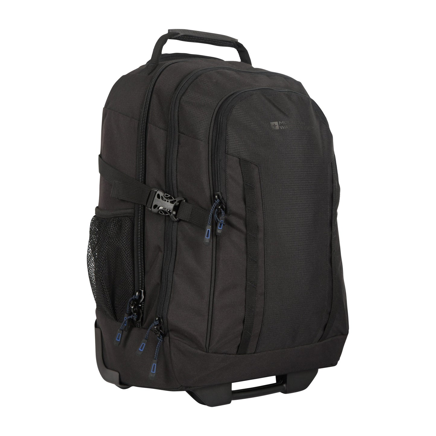 Black - Side - Mountain Warehouse Hybrid Wheel Backpack