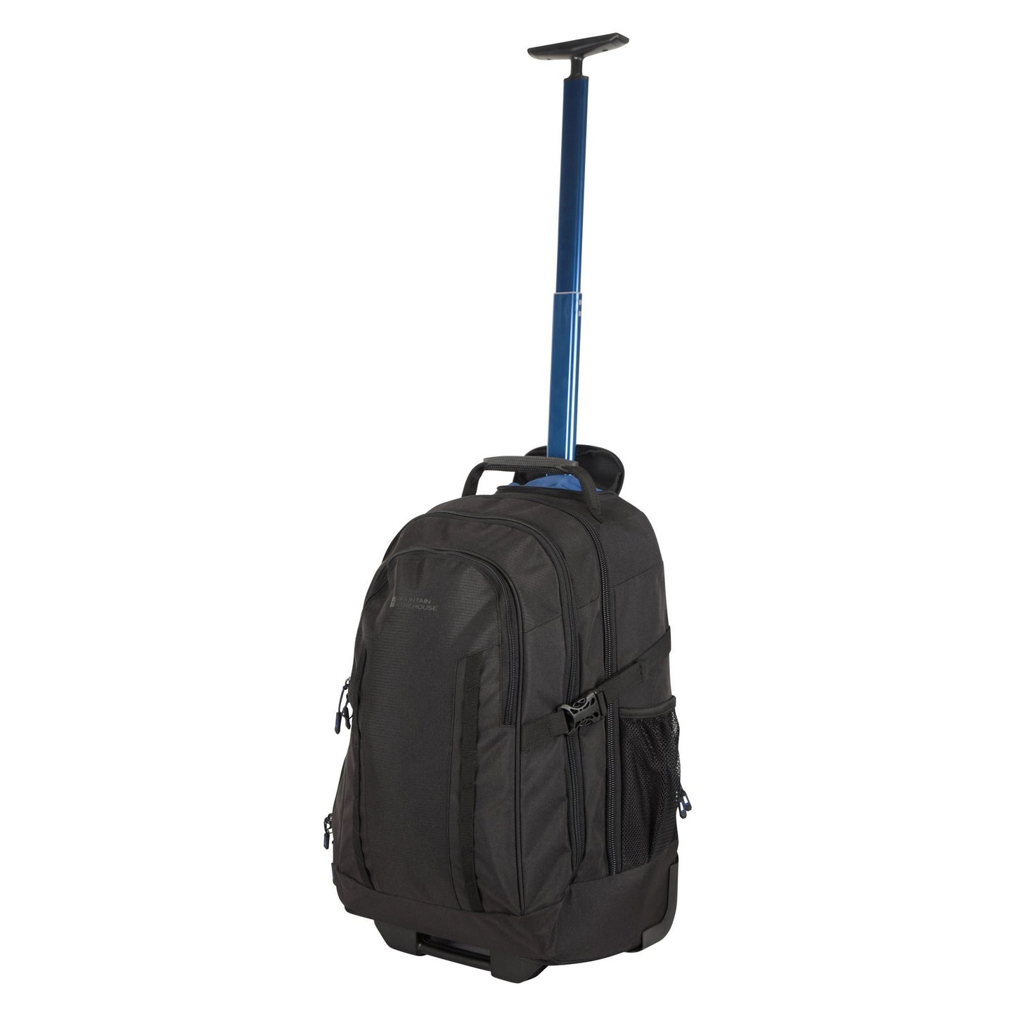 Black - Pack Shot - Mountain Warehouse Hybrid Wheel Backpack