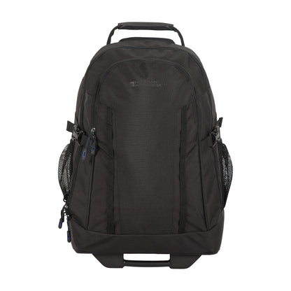 Black - Front - Mountain Warehouse Hybrid Wheel Backpack