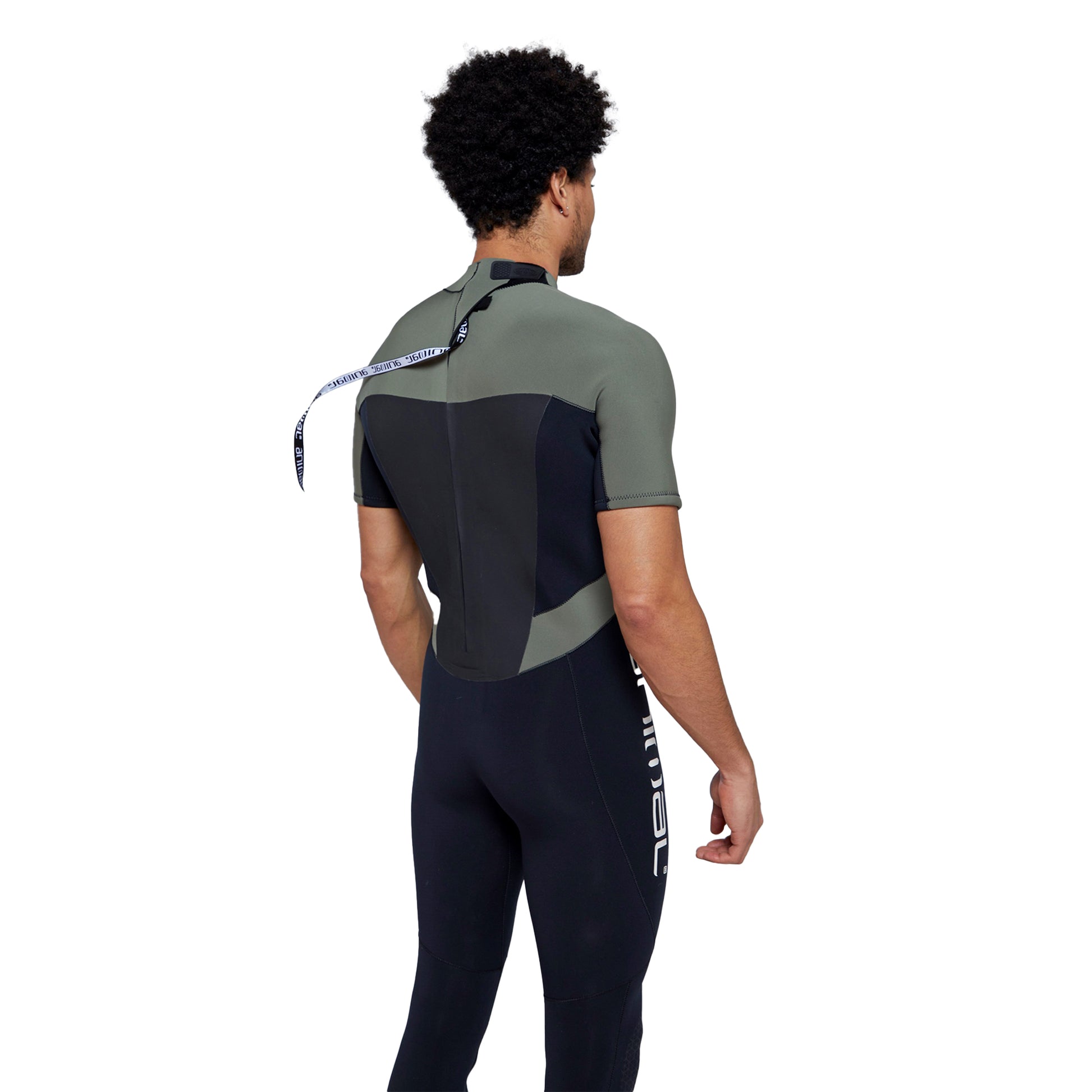 Black - Back - Animal Mens Logan Wetsuit