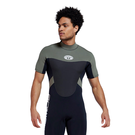 Black - Front - Animal Mens Logan Wetsuit