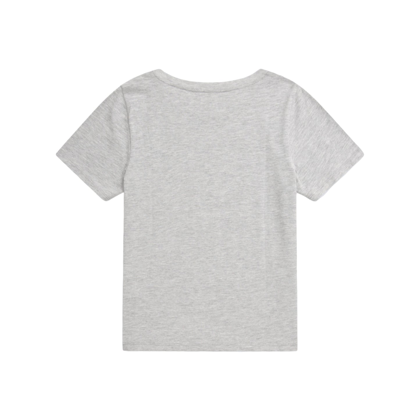 Grey - Back - Animal Childrens-Kids Charley Stacked Logo Organic T-Shirt
