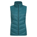 Teal - Front - Mountain Warehouse Womens-Ladies Turbine Hybrid Gilet