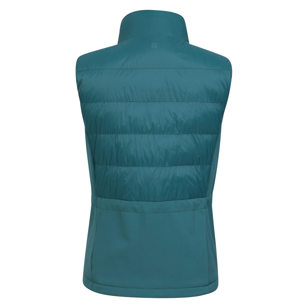Teal - Back - Mountain Warehouse Womens-Ladies Turbine Hybrid Gilet
