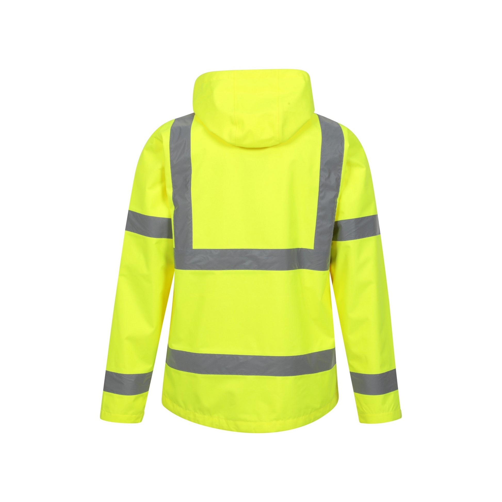 Yellow - Back - Mountain Warehouse Mens Waterproof Hi-Vis Jacket