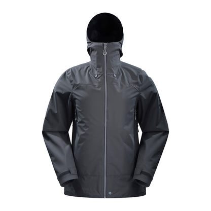 Grey - Front - Mountain Warehouse Mens Ultra Trolltunga Waterproof Jacket