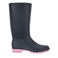 Dark Blue - Back - Mountain Warehouse Womens-Ladies Splash Wellington Boots