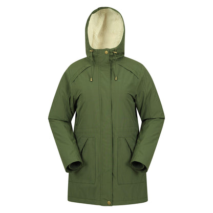 Khaki Green - Front - Mountain Warehouse Womens-Ladies Transatlantic Waterproof Jacket
