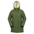 Khaki Green - Front - Mountain Warehouse Womens-Ladies Transatlantic Waterproof Jacket