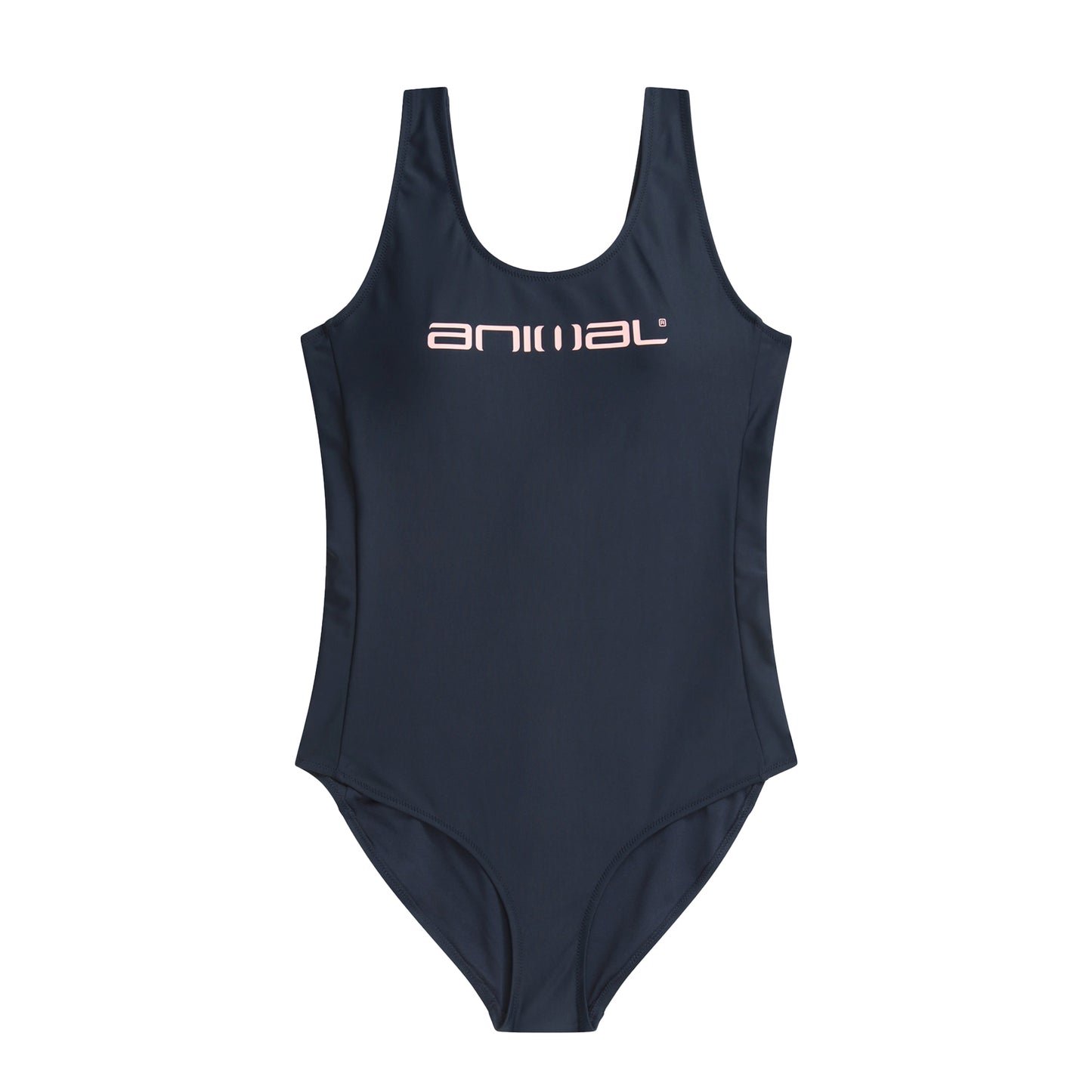 Navy - Front - Animal Womens-Ladies Zaley Core One Piece Swimsuit