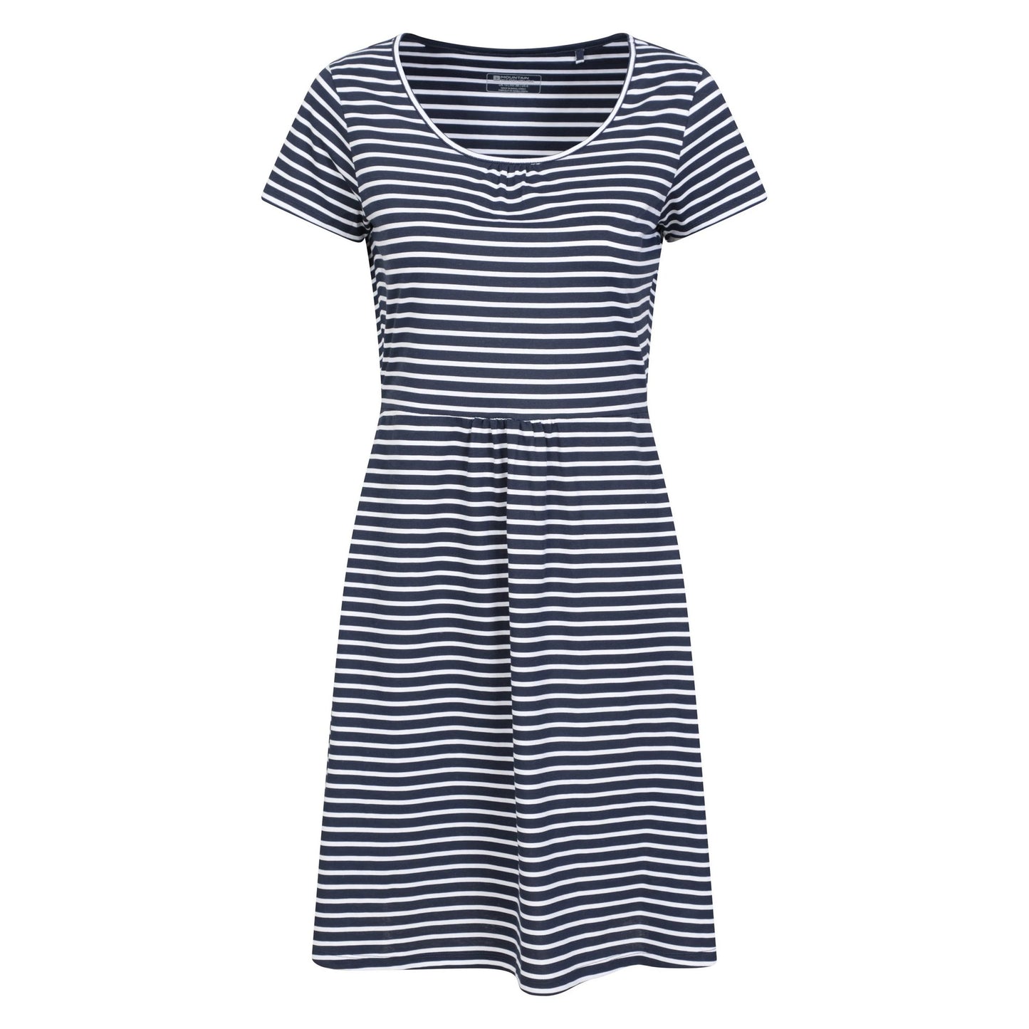 Blue - Front - Mountain Warehouse Womens-Ladies Essentials Lora Stripe Skater Dress