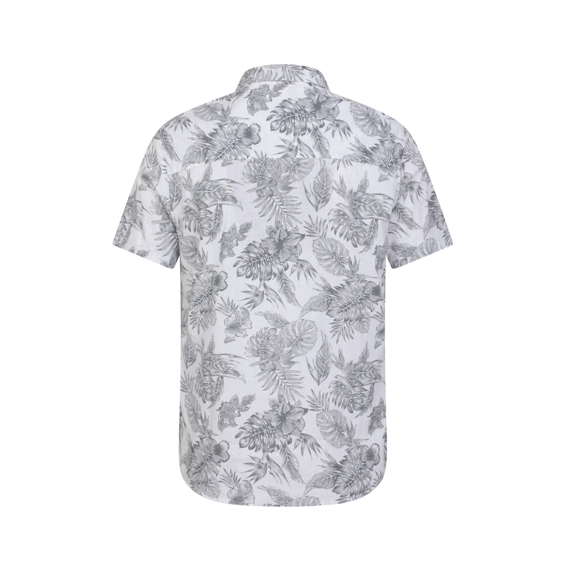 White - Back - Mountain Warehouse Mens Tropical Monstera Leaf Shirt
