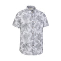 White - Side - Mountain Warehouse Mens Tropical Monstera Leaf Shirt