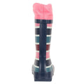 Pink - Side - Mountain Warehouse Childrens-Kids Rainbow Striped Wellington Boots