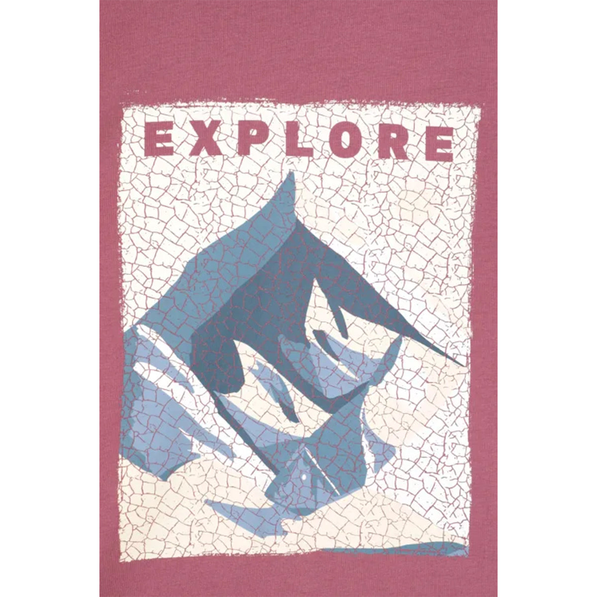 Dark Pink - Lifestyle - Mountain Warehouse Mens Explore Organic T-Shirt