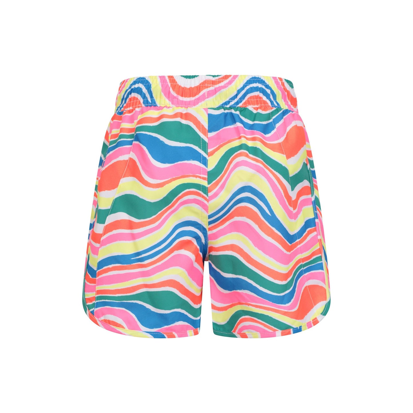 Neon Brights - Back - Mountain Warehouse Childrens-Kids Patterned Boardshorts