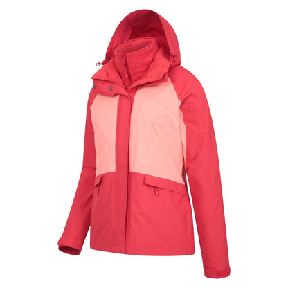 Dark Red - Lifestyle - Mountain Warehouse Womens-Ladies Thunderstorm 3 in 1 Jacket