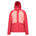 Dark Red - Front - Mountain Warehouse Womens-Ladies Thunderstorm 3 in 1 Jacket