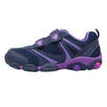 Purple-Navy - Lifestyle - Mountain Warehouse Childrens-Kids Light Up Trainers