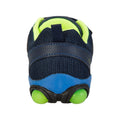 Navy-Lime Green - Side - Mountain Warehouse Childrens-Kids Light Up Trainers